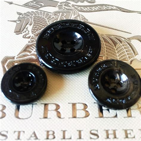 do all burberry buttons say burberry|Burberry replacement buttons.